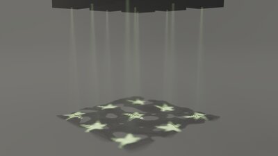 Voxel Abstract 16-a Pinholes